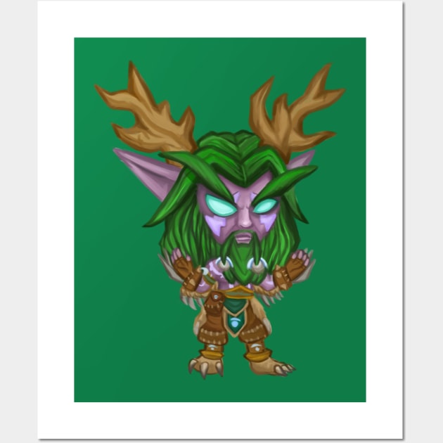 Malfurion Stormrage Wall Art by Sarenity